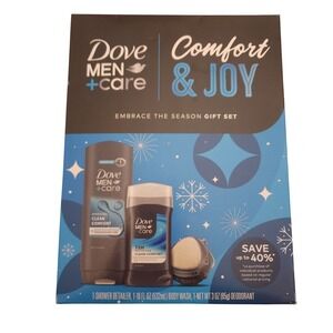 Dove Men Care Comfort‎ Joy Embrace Season Gift Set Body Wash Deodorant Shower